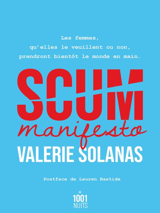 Title details for Scum Manifesto by Valerie Solanas - Available